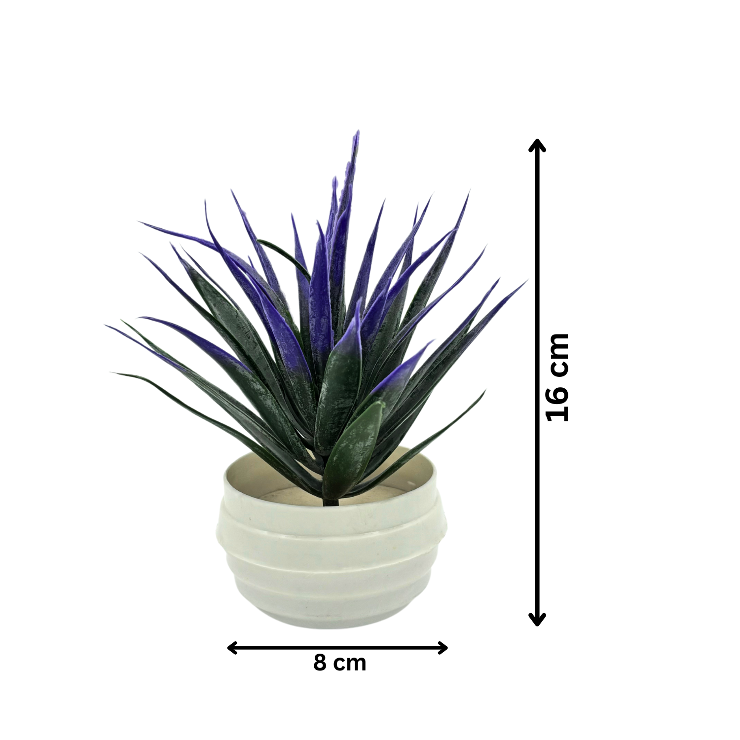 Artificial Fake Grass Outdoor Faux Grasses Plastic Plants Greenery UV Resistant for Outside Home Center Livingroom Table Shelf Entrance Office (Pack Of 4) (RV-AP14) - Image 4